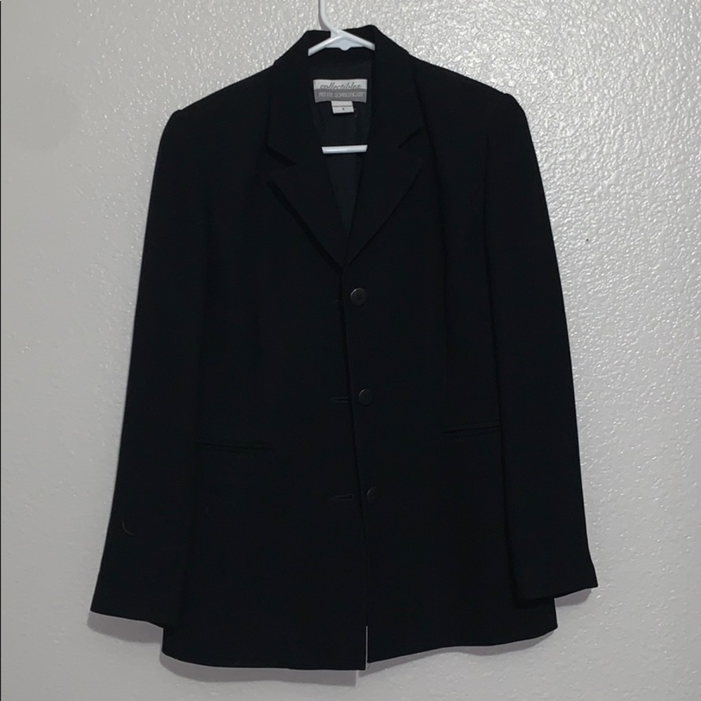 Black dress coat